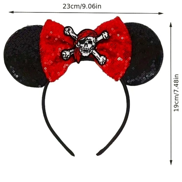 Women’s Disney Inspired Pirates of the Caribbean Minnie Ears - NWT - Picture 2 of 2